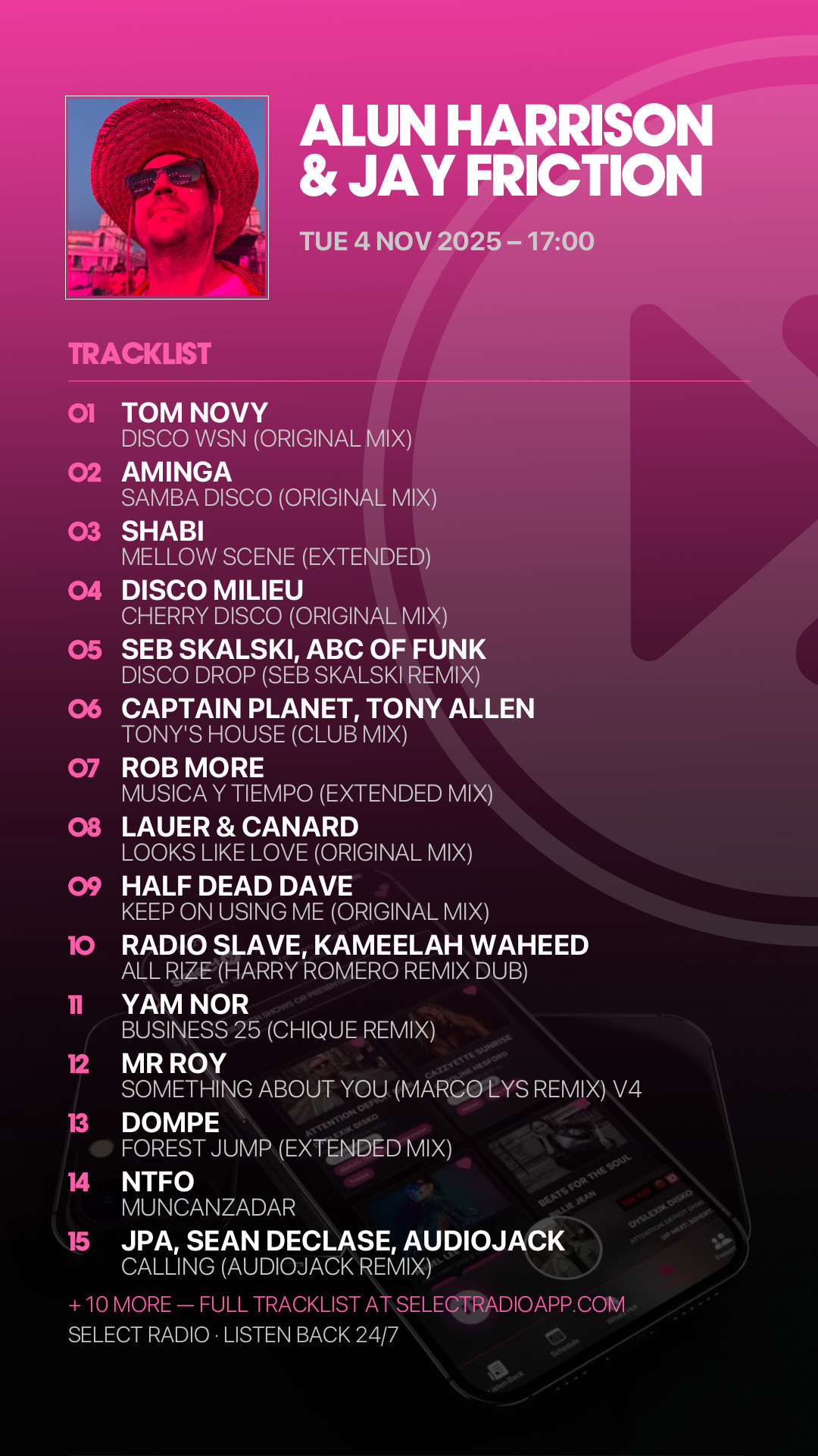 Tracklist Story Preview