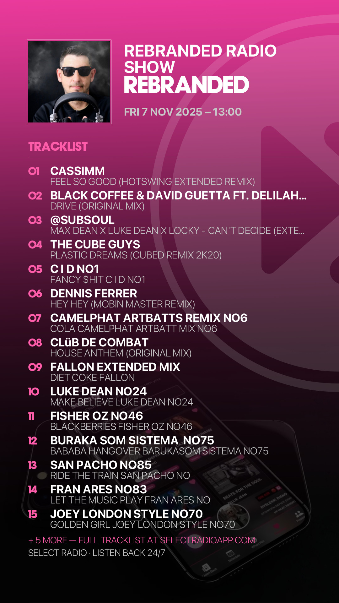 Tracklist Story Preview