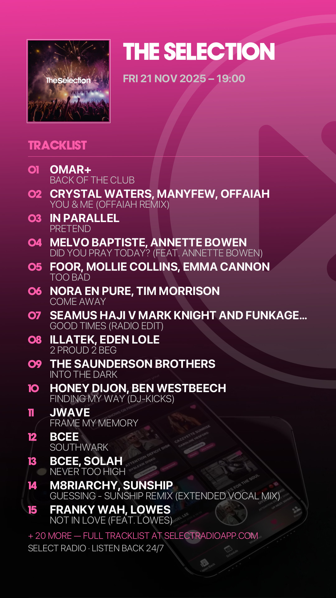 Tracklist Story Preview