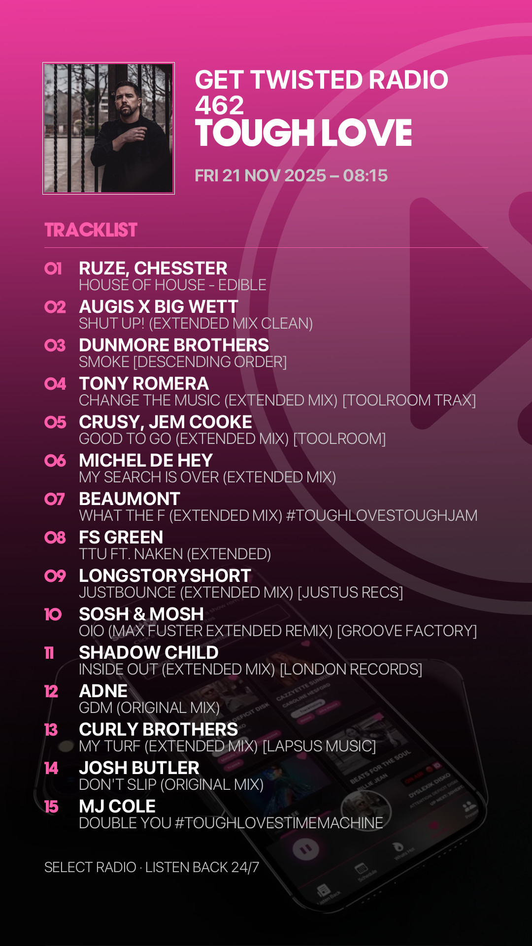 Tracklist Story Preview
