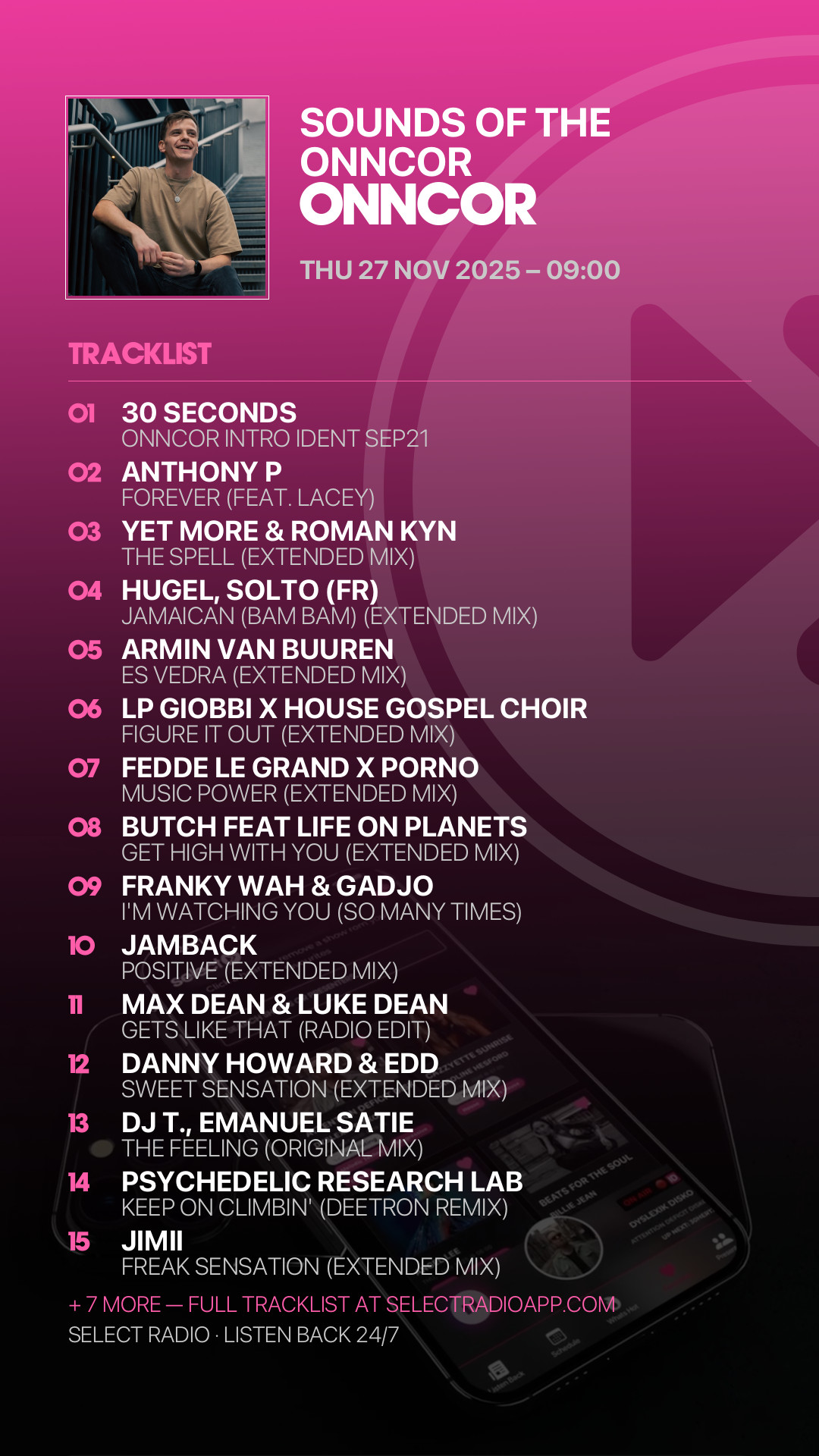 Tracklist Story Preview