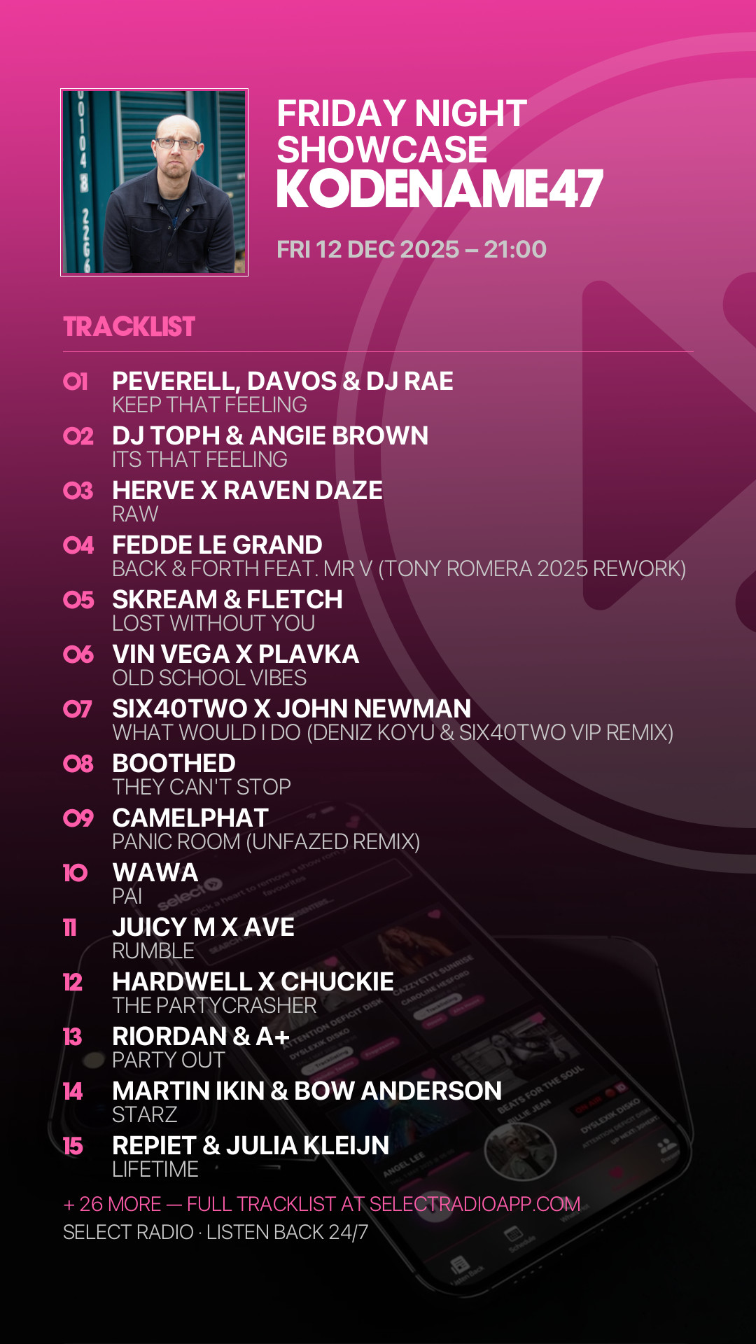 Tracklist Story Preview