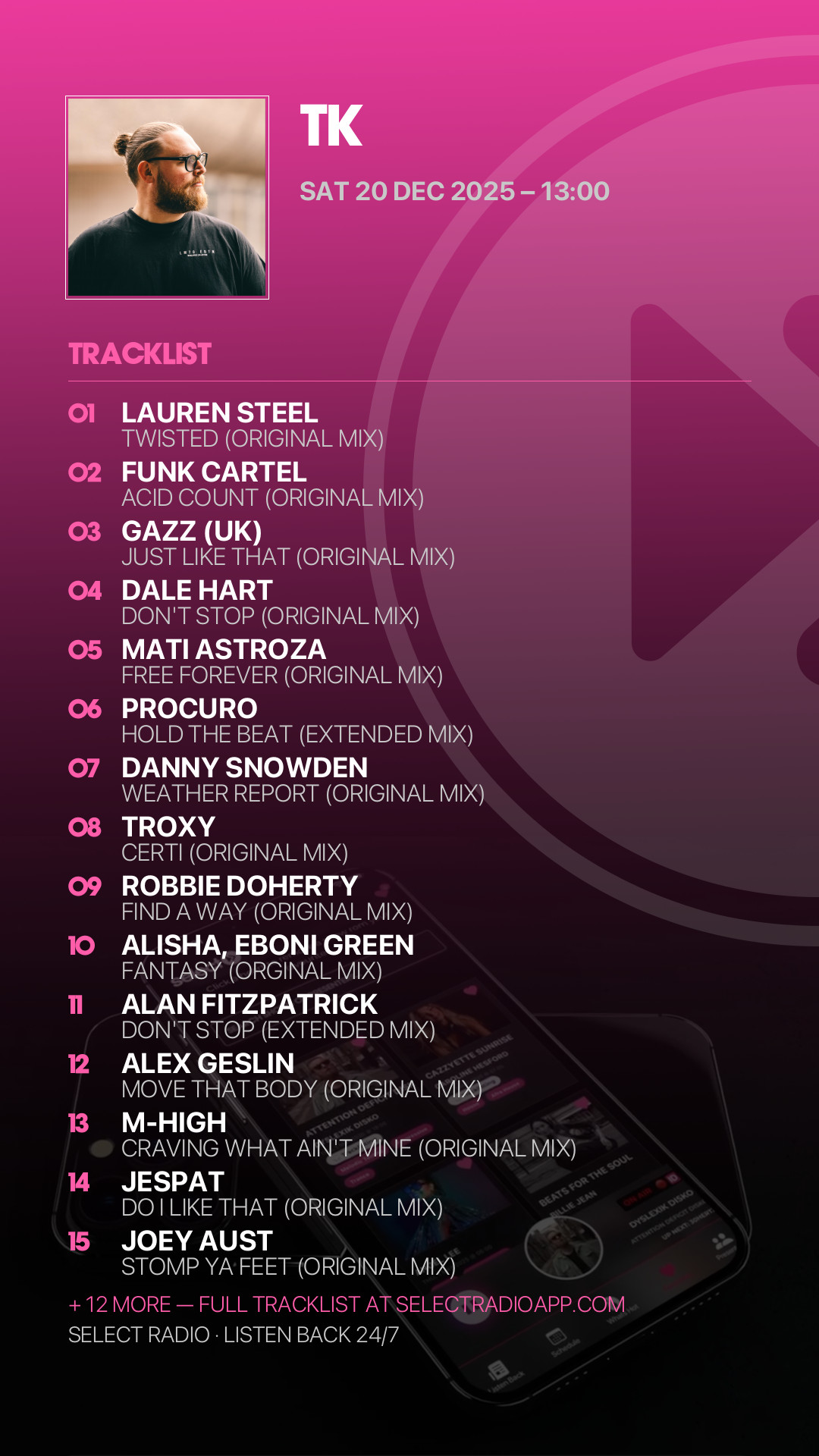 Tracklist Story Preview