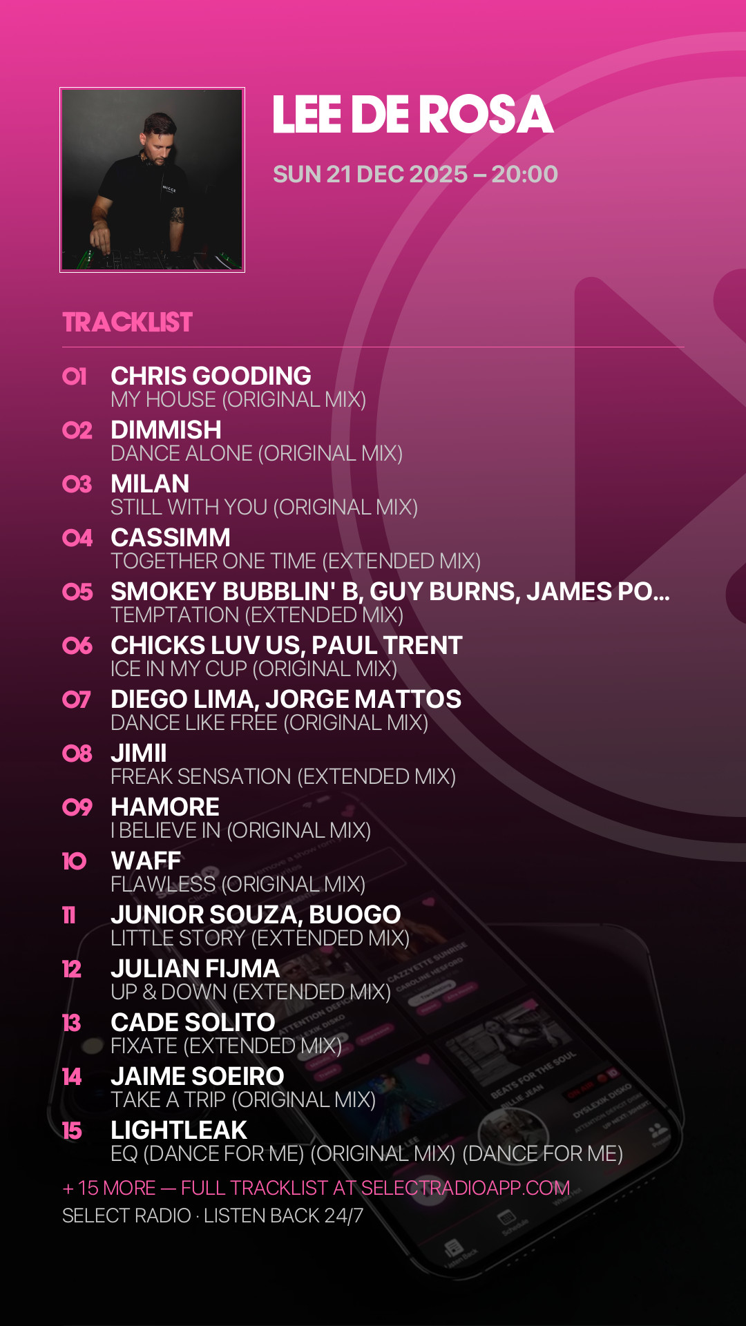 Tracklist Story Preview