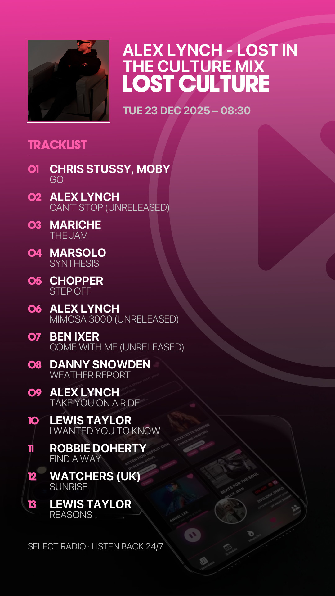 Tracklist Story Preview