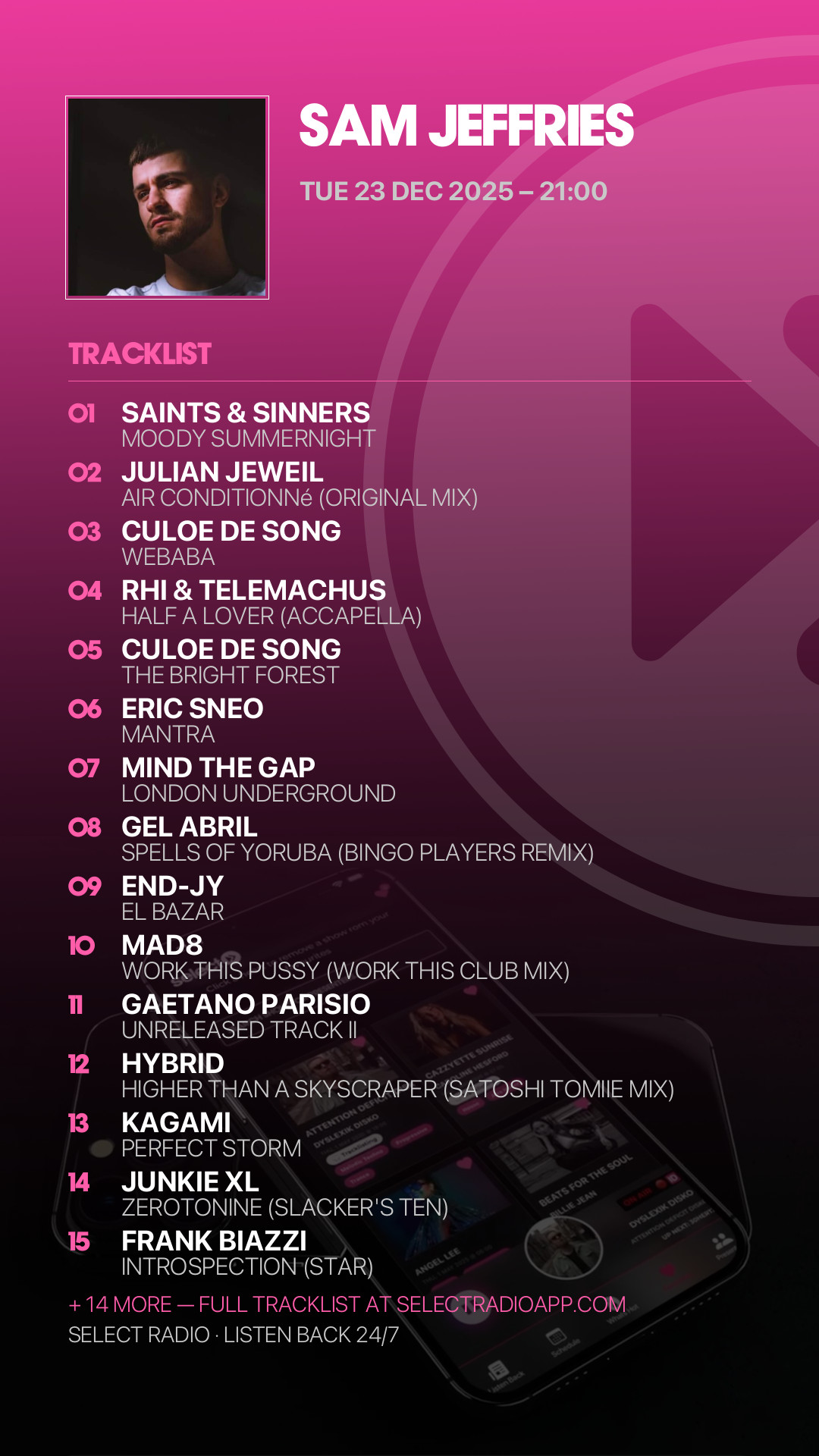 Tracklist Story Preview
