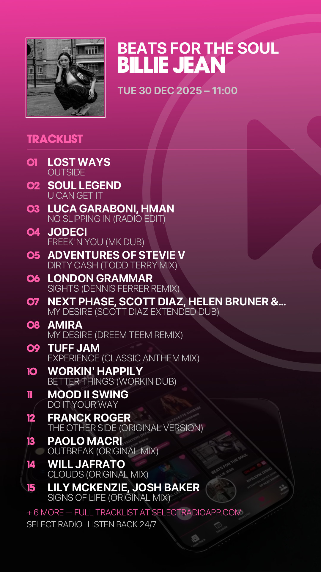 Tracklist Story Preview