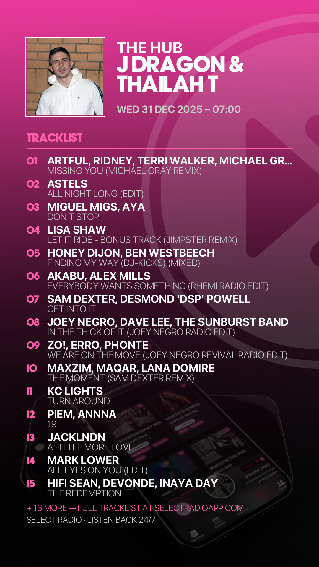 Tracklist Story Preview