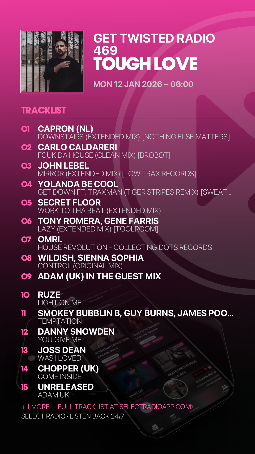 Tracklist Story Preview