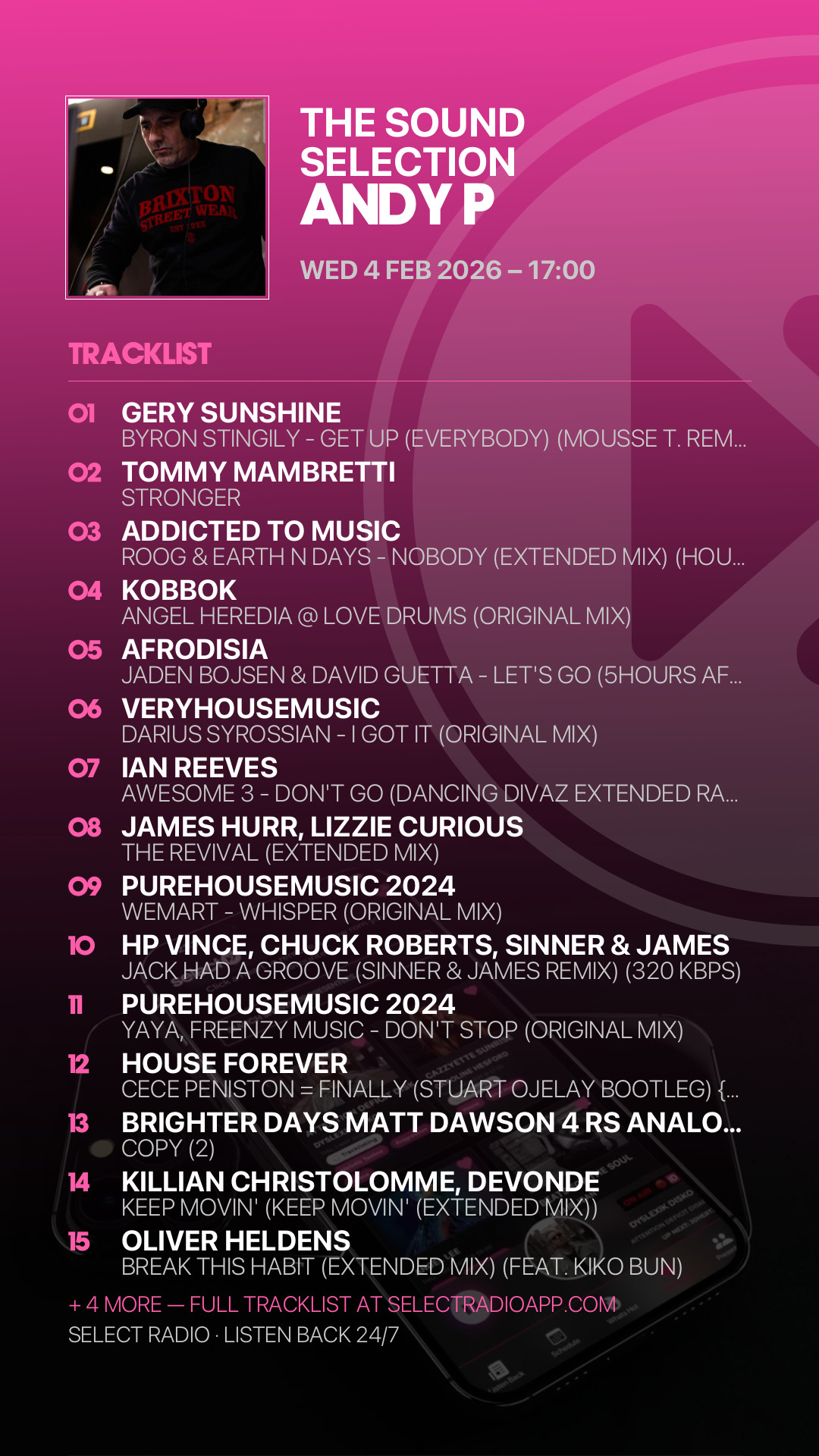 Tracklist Story Preview