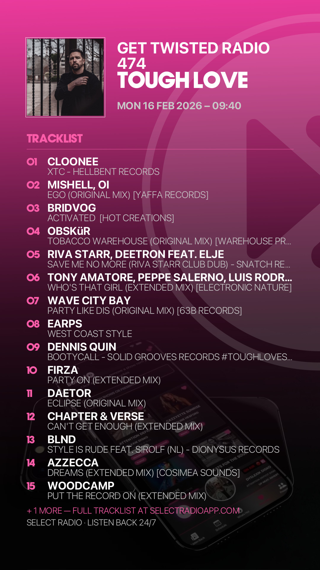Tracklist Story Preview