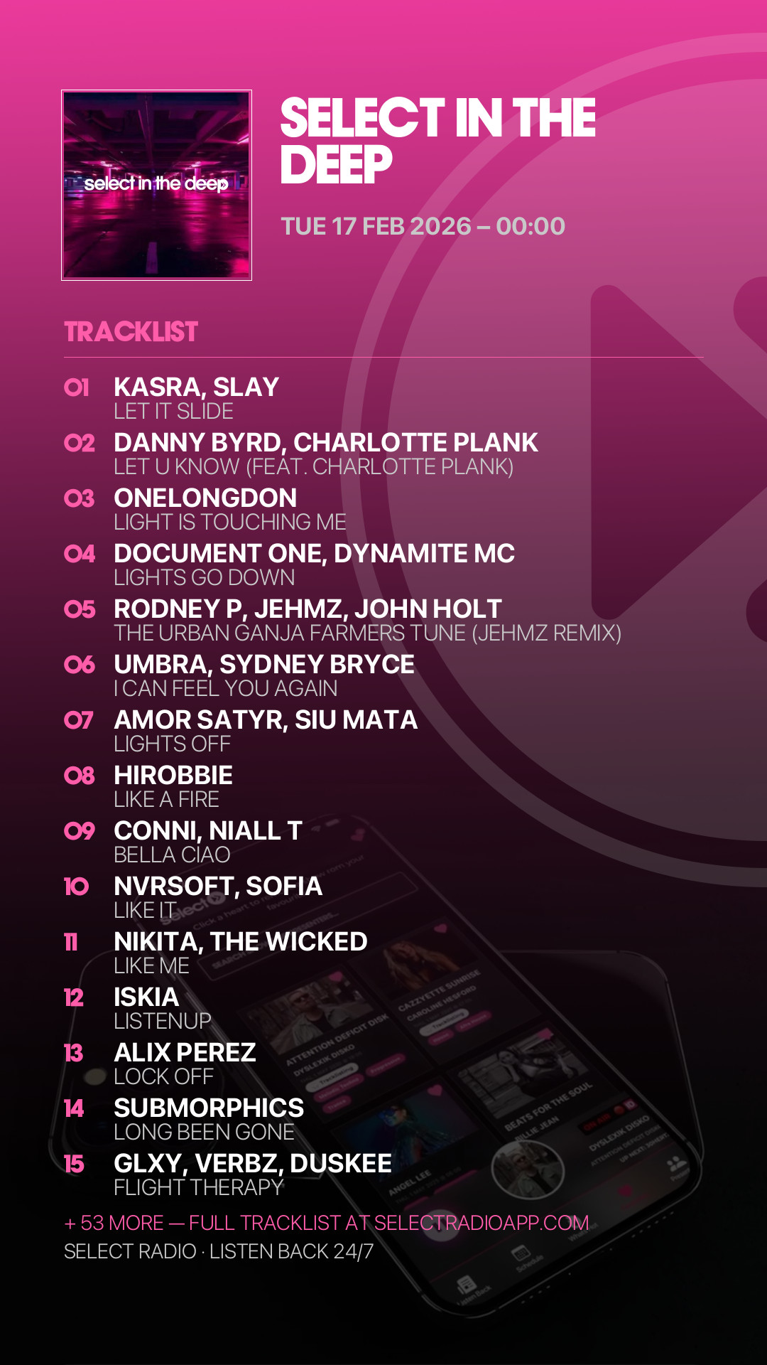 Tracklist Story Preview