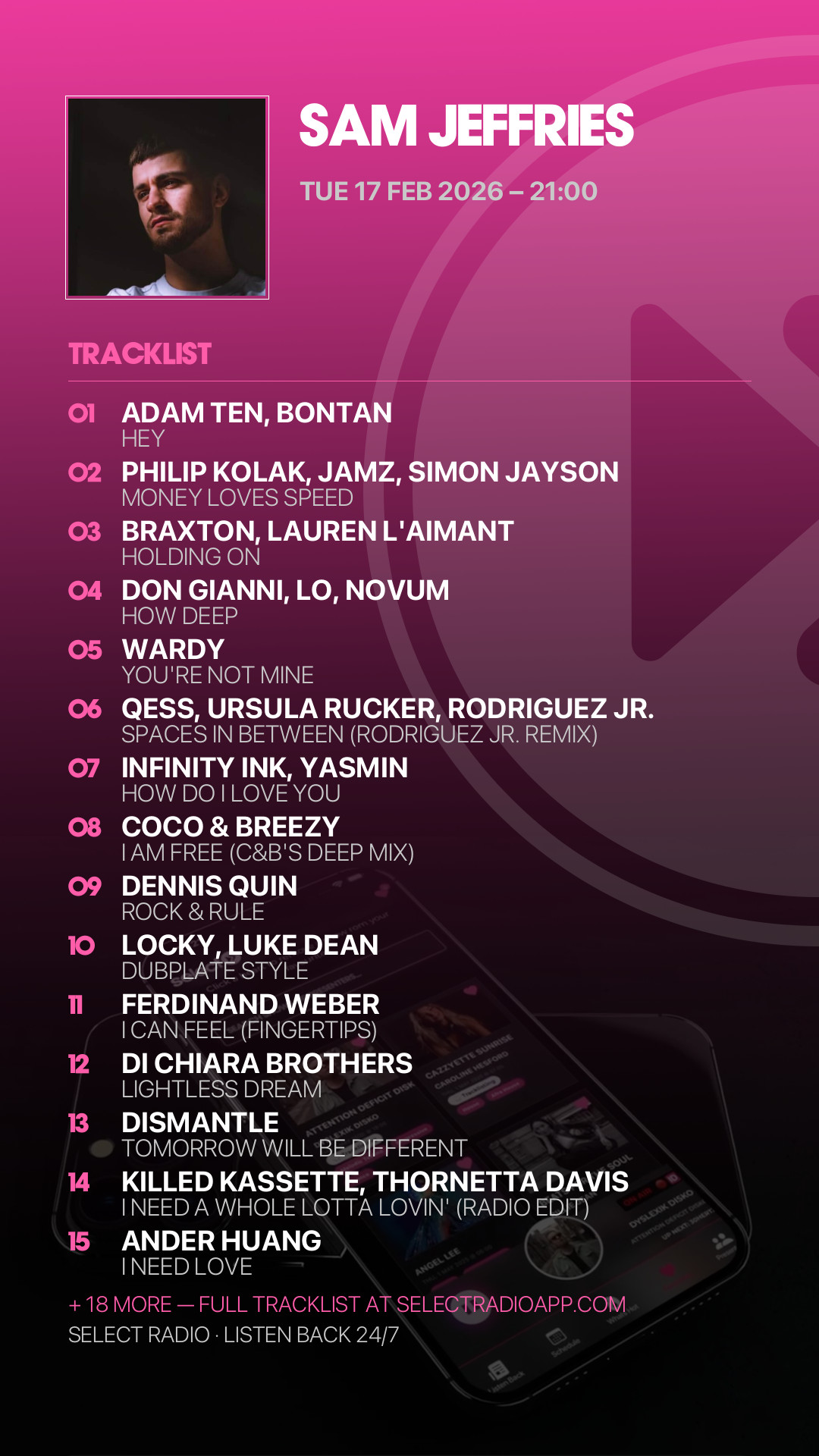 Tracklist Story Preview