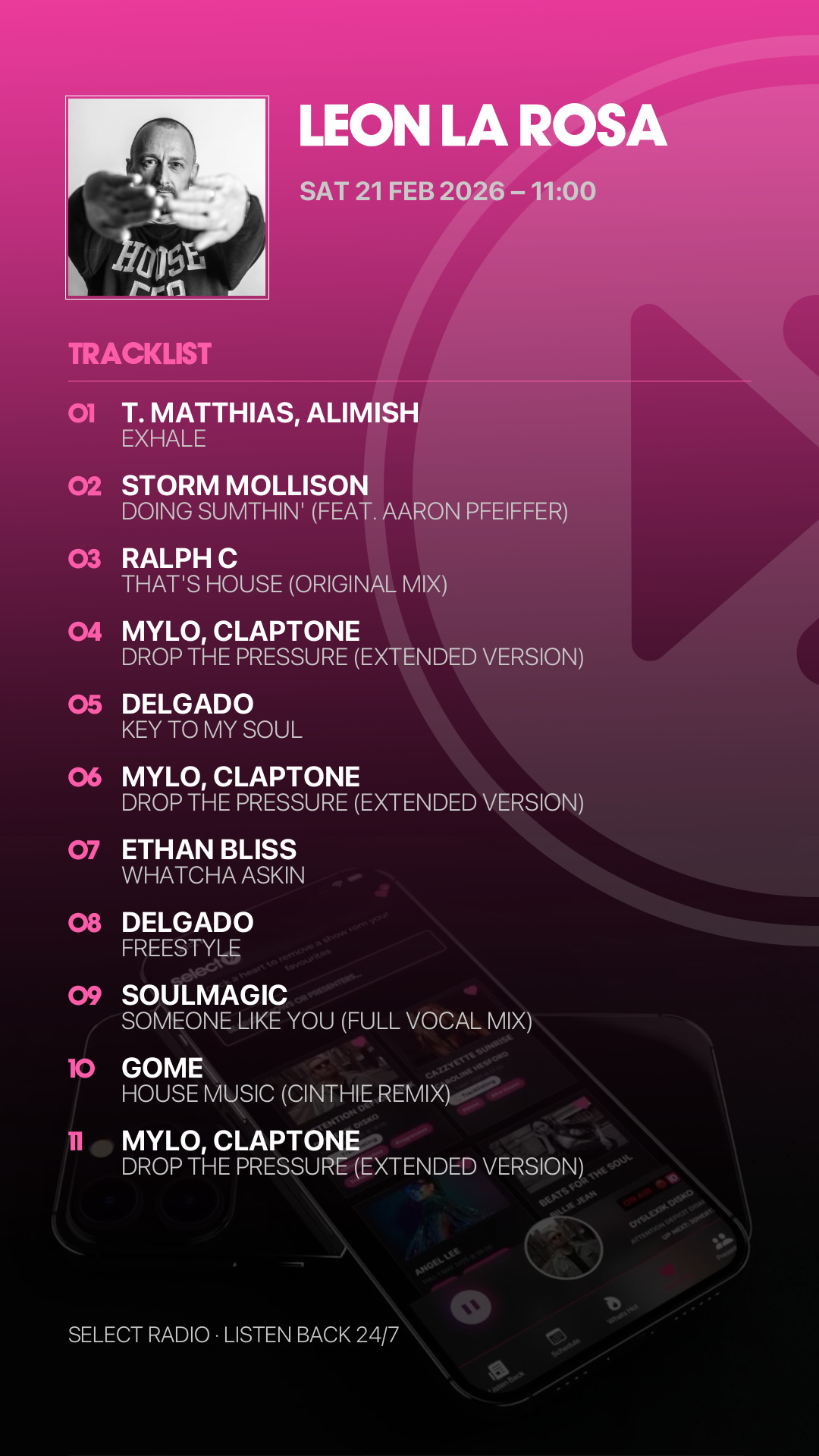 Tracklist Story Preview