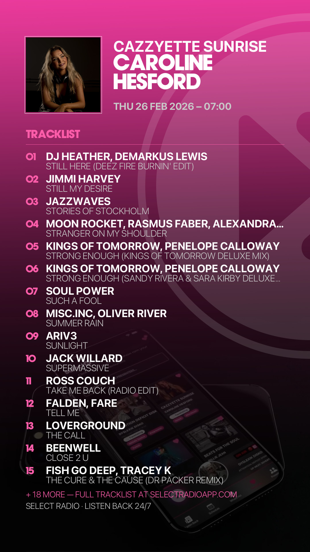 Tracklist Story Preview