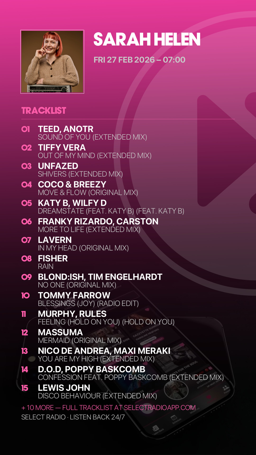 Tracklist Story Preview