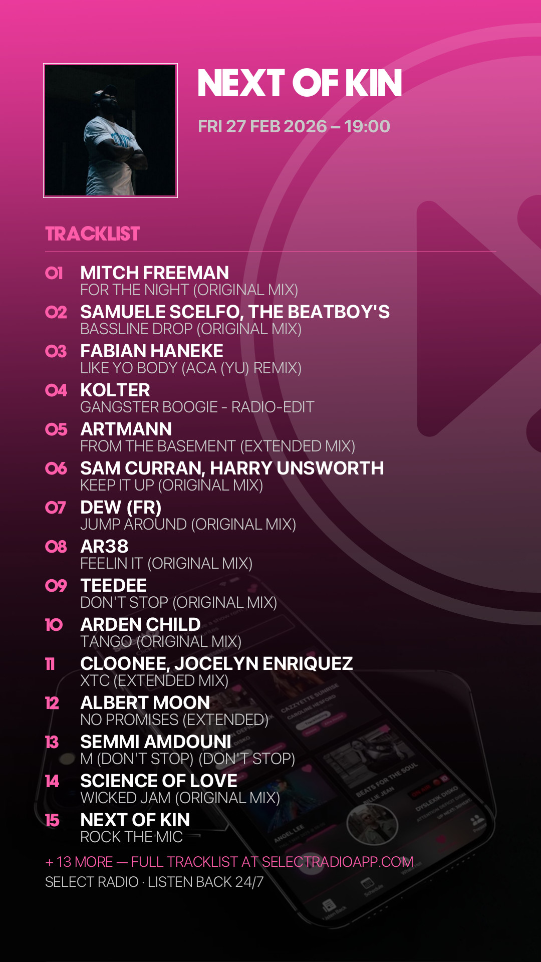Tracklist Story Preview