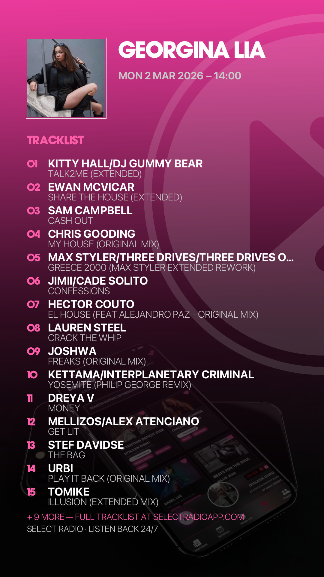 Tracklist Story Preview