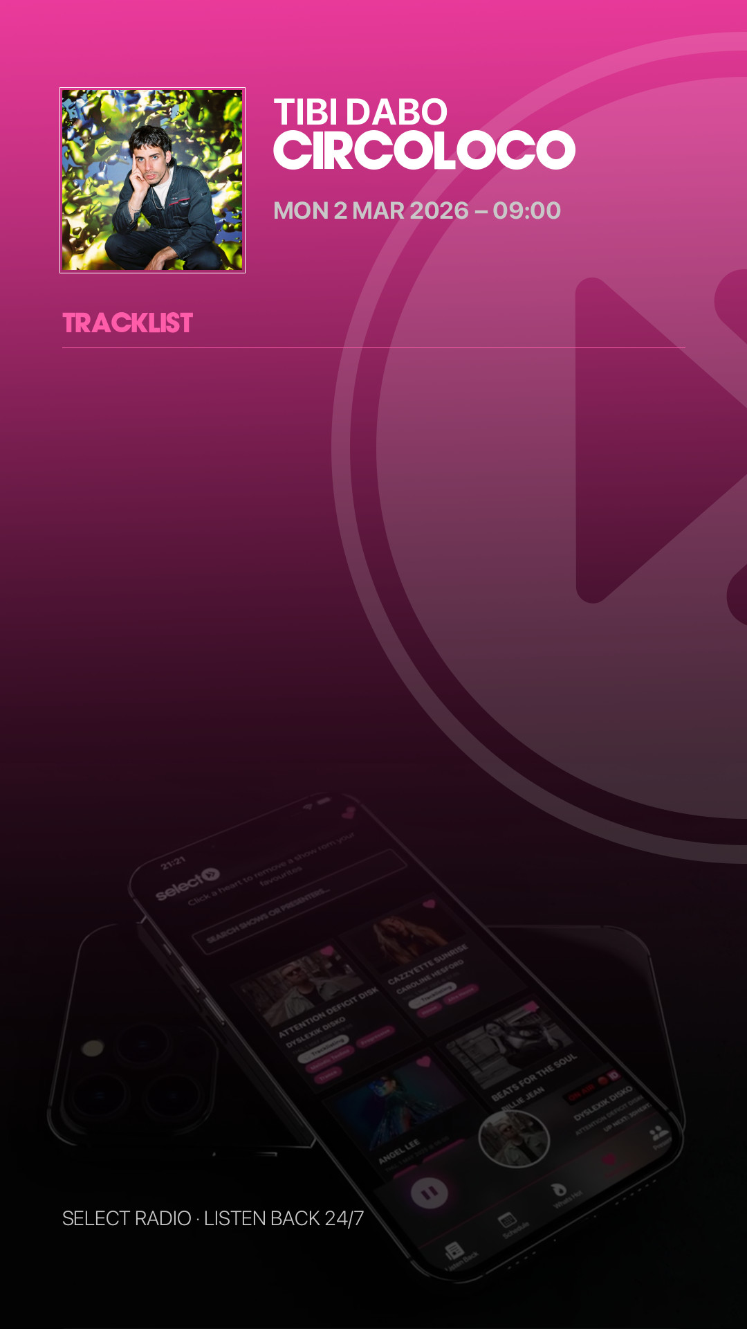 Tracklist Story Preview