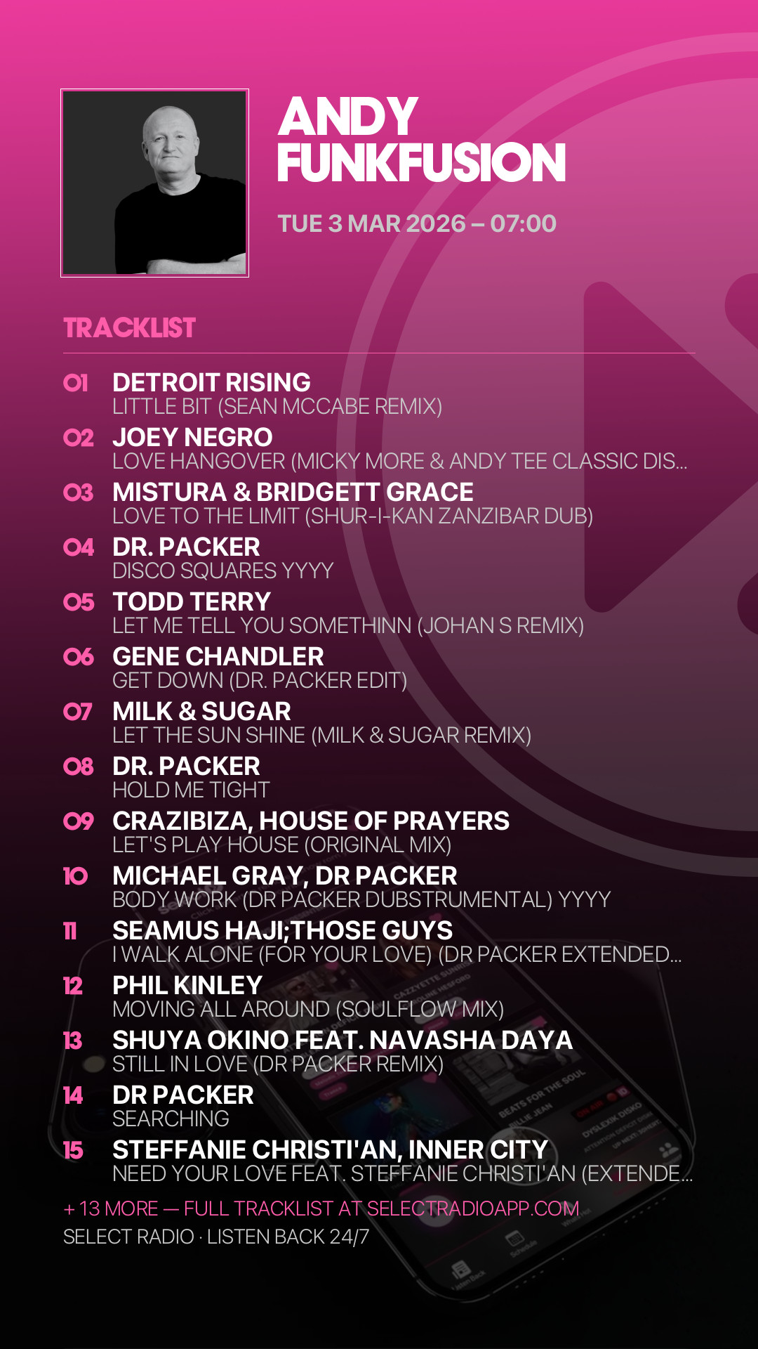 Tracklist Story Preview