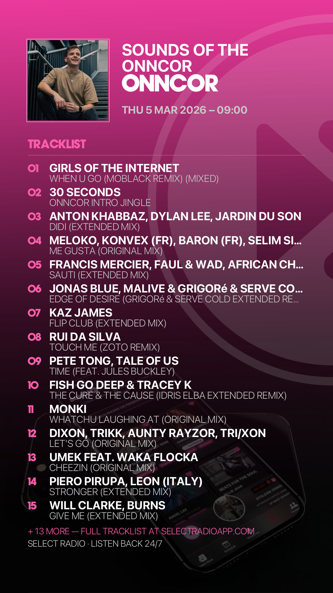 Tracklist Story Preview