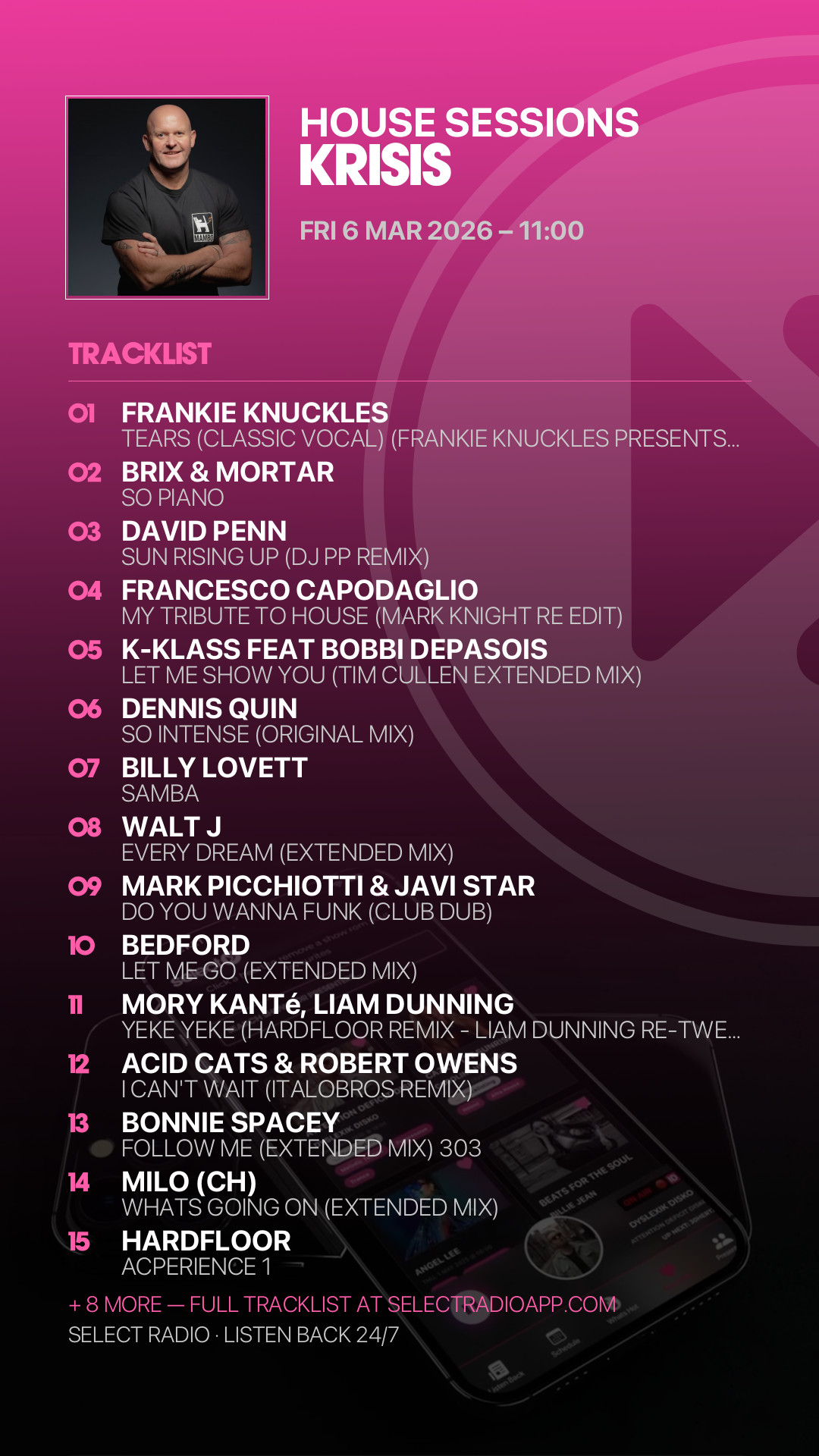 Tracklist Story Preview