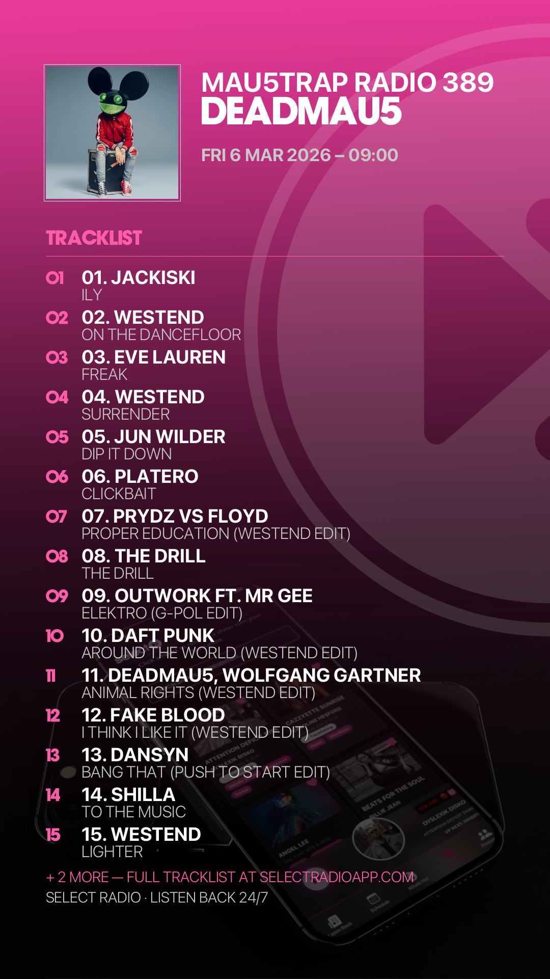 Tracklist Story Preview