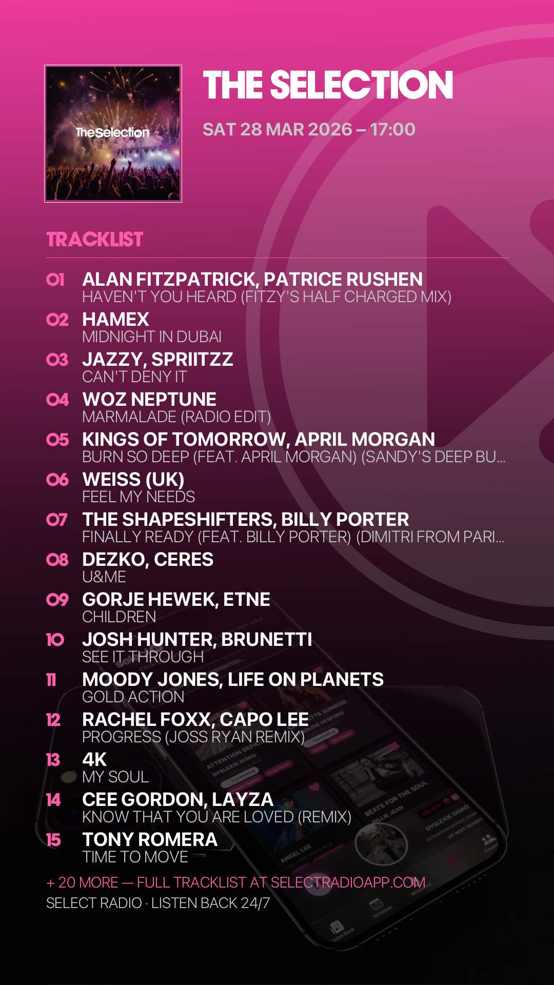 Tracklist Story Preview
