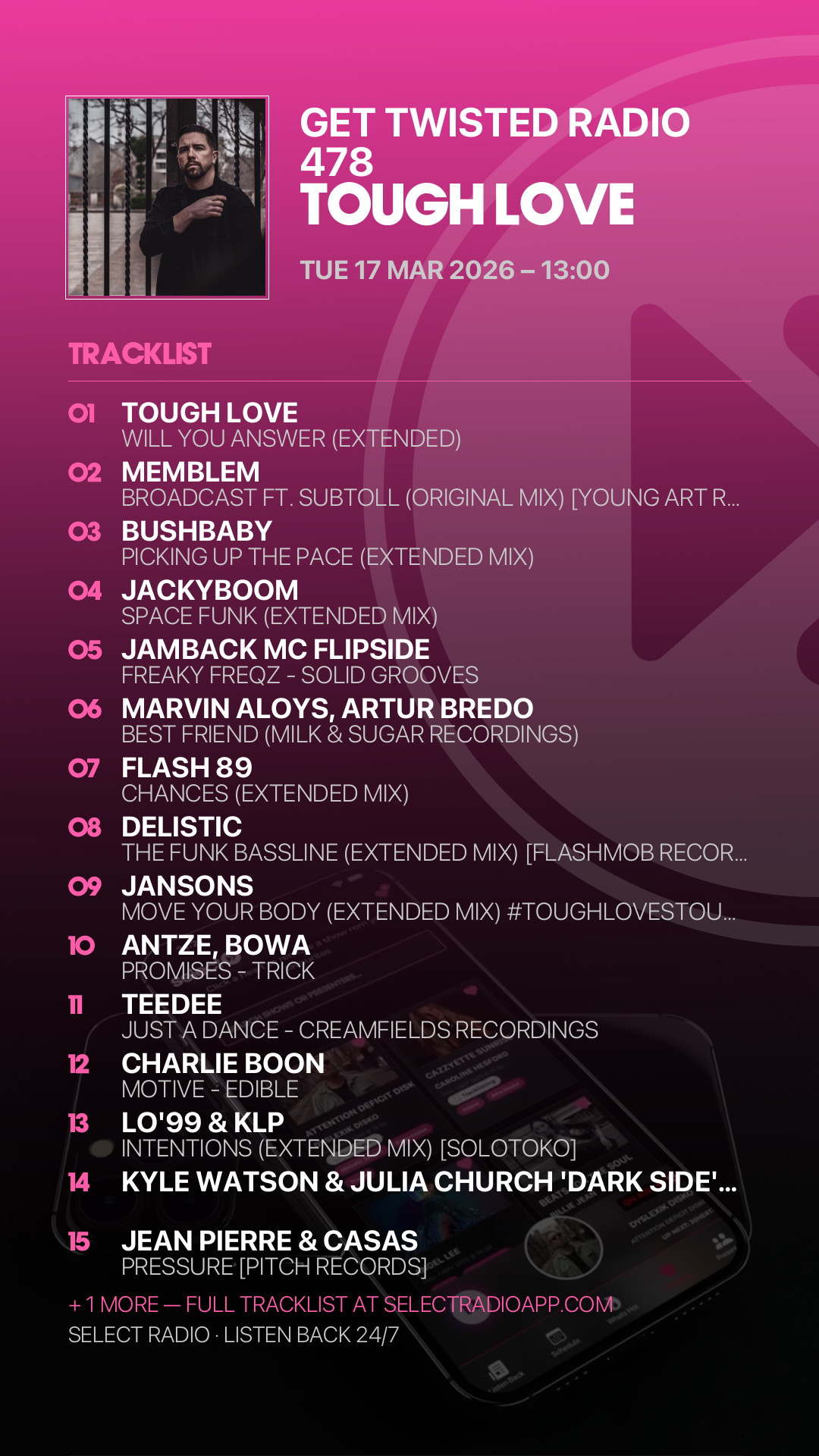 Tracklist Story Preview