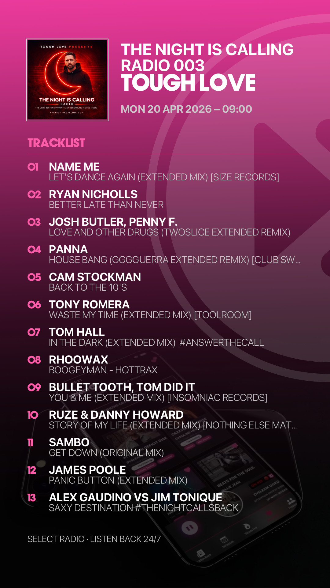 Tracklist Story Preview