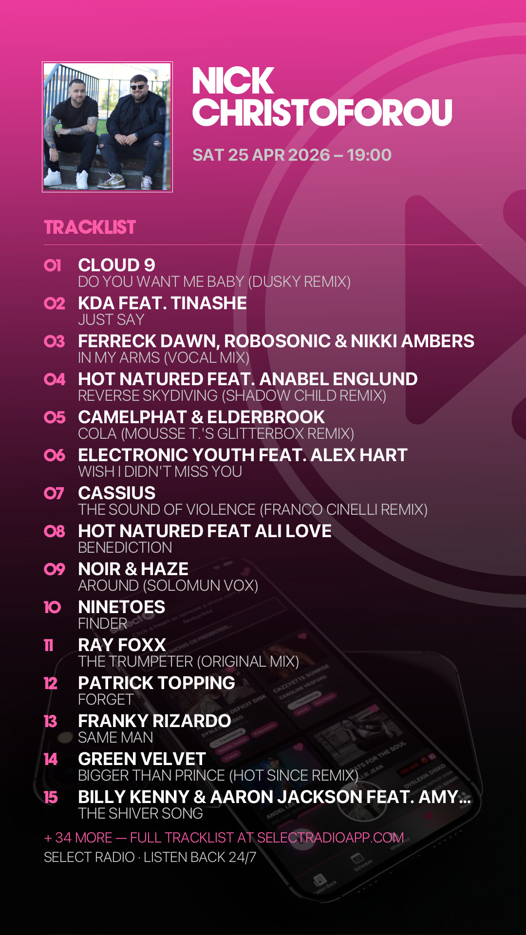 Tracklist Story Preview