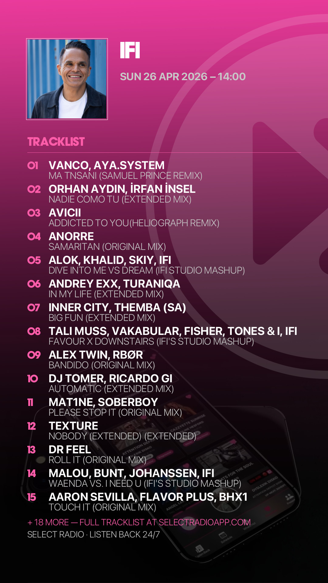 Tracklist Story Preview