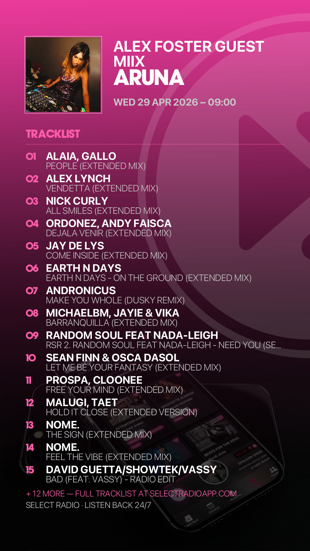 Tracklist Story Preview