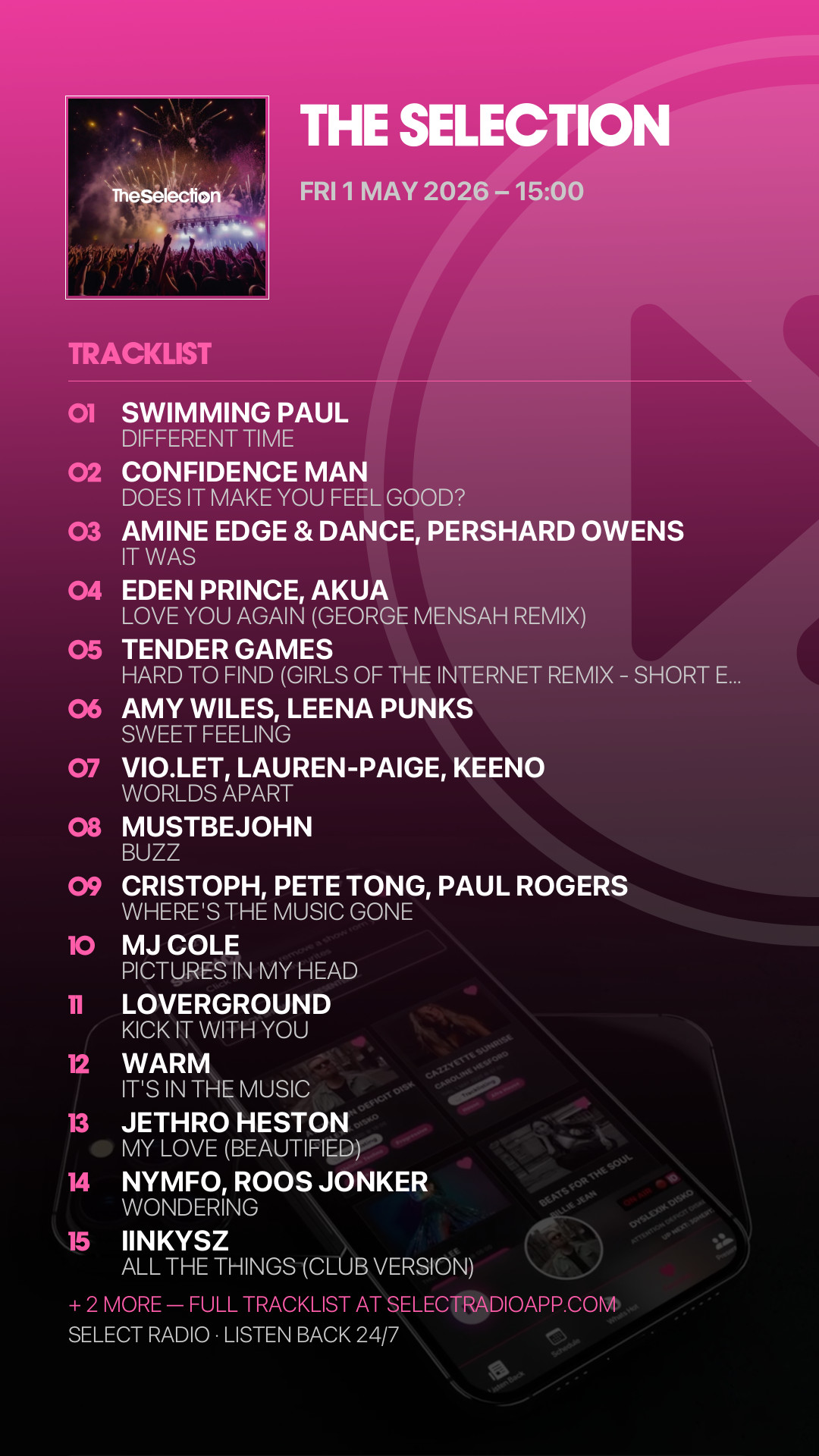 Tracklist Story Preview