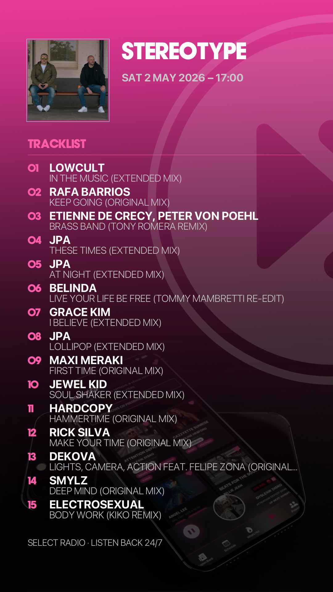 Tracklist Story Preview