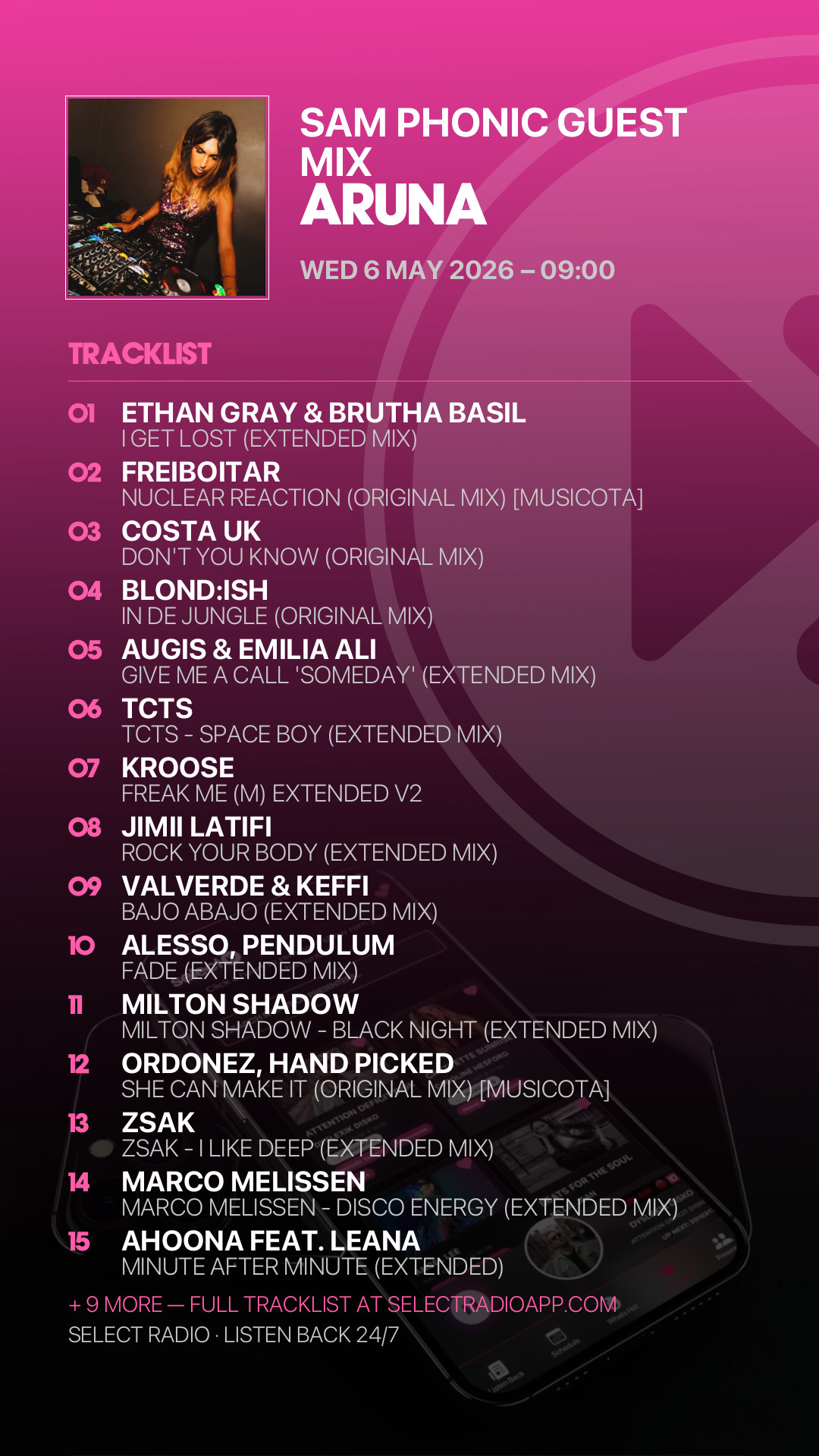 Tracklist Story Preview