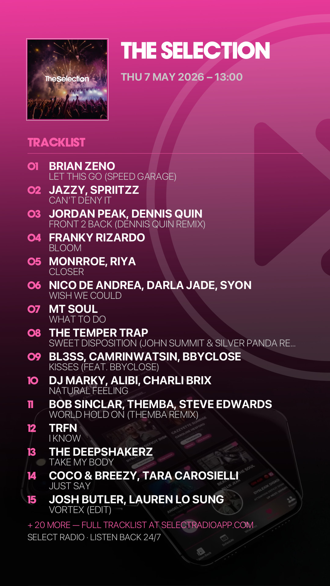 Tracklist Story Preview