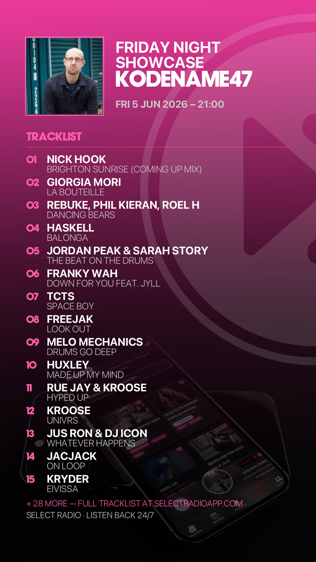 Tracklist Story Preview
