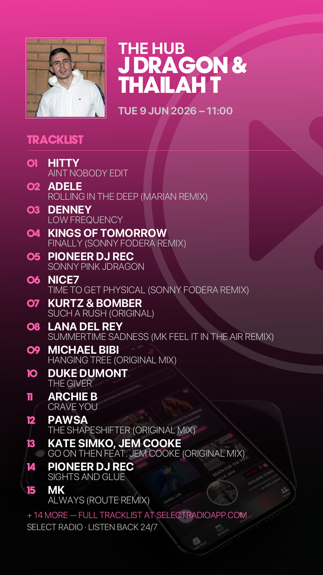 Tracklist Story Preview