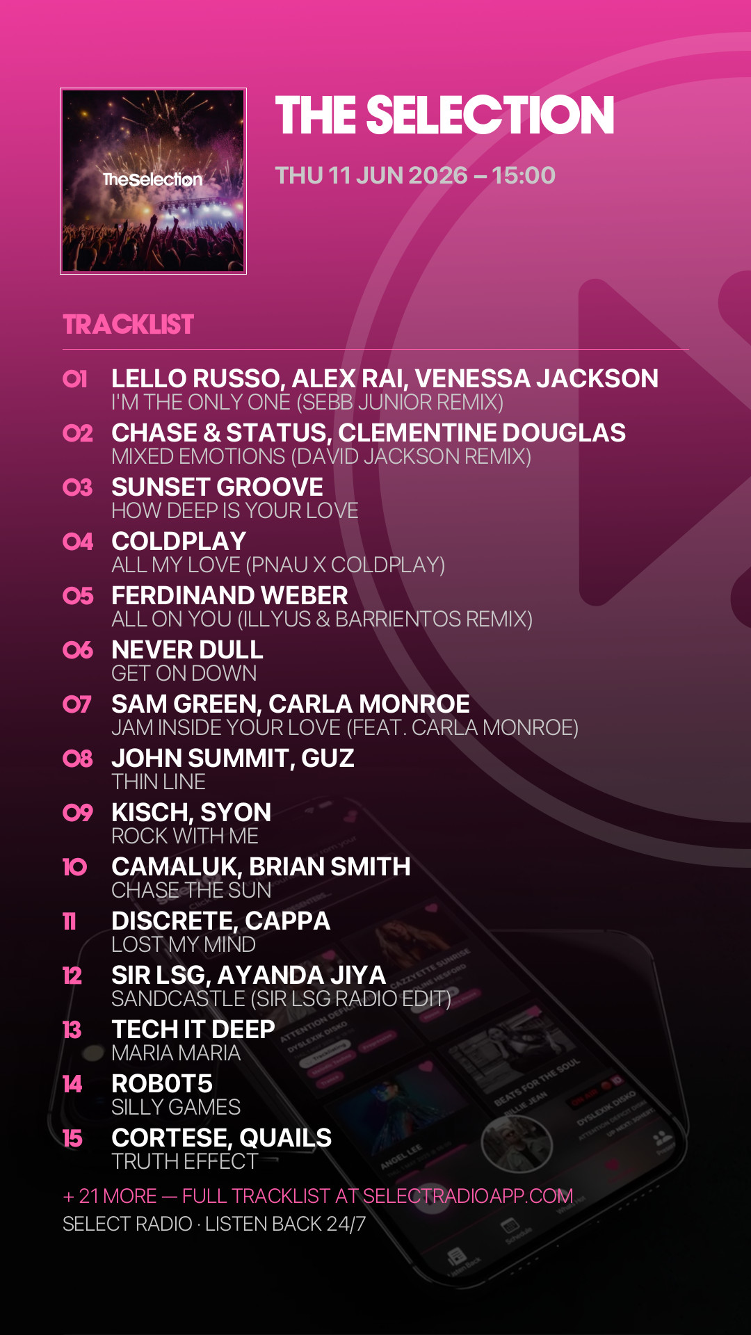 Tracklist Story Preview