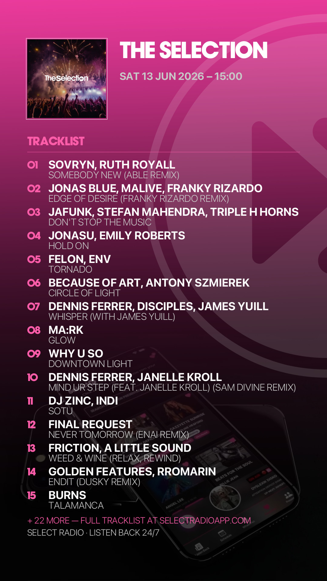 Tracklist Story Preview