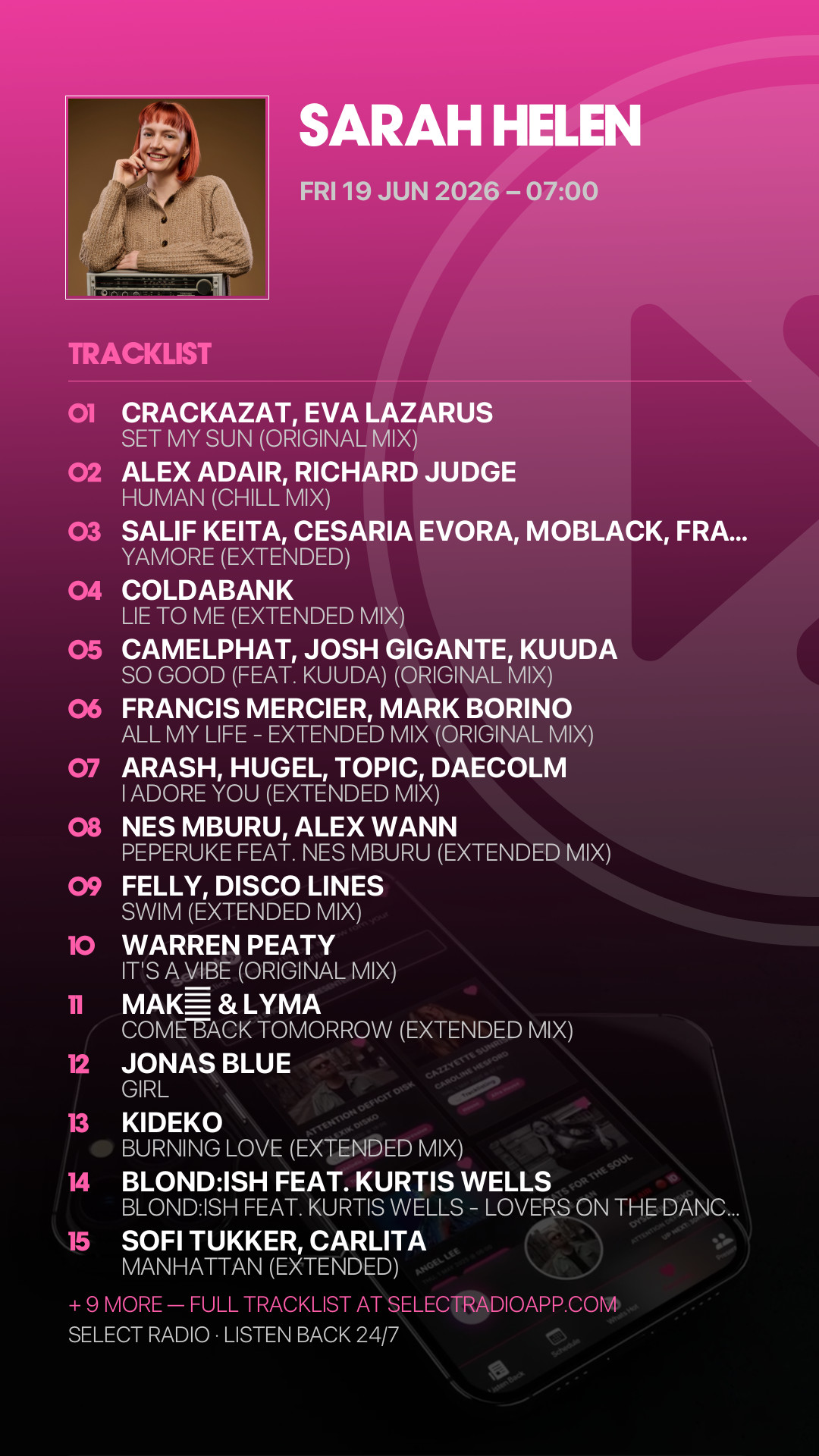 Tracklist Story Preview