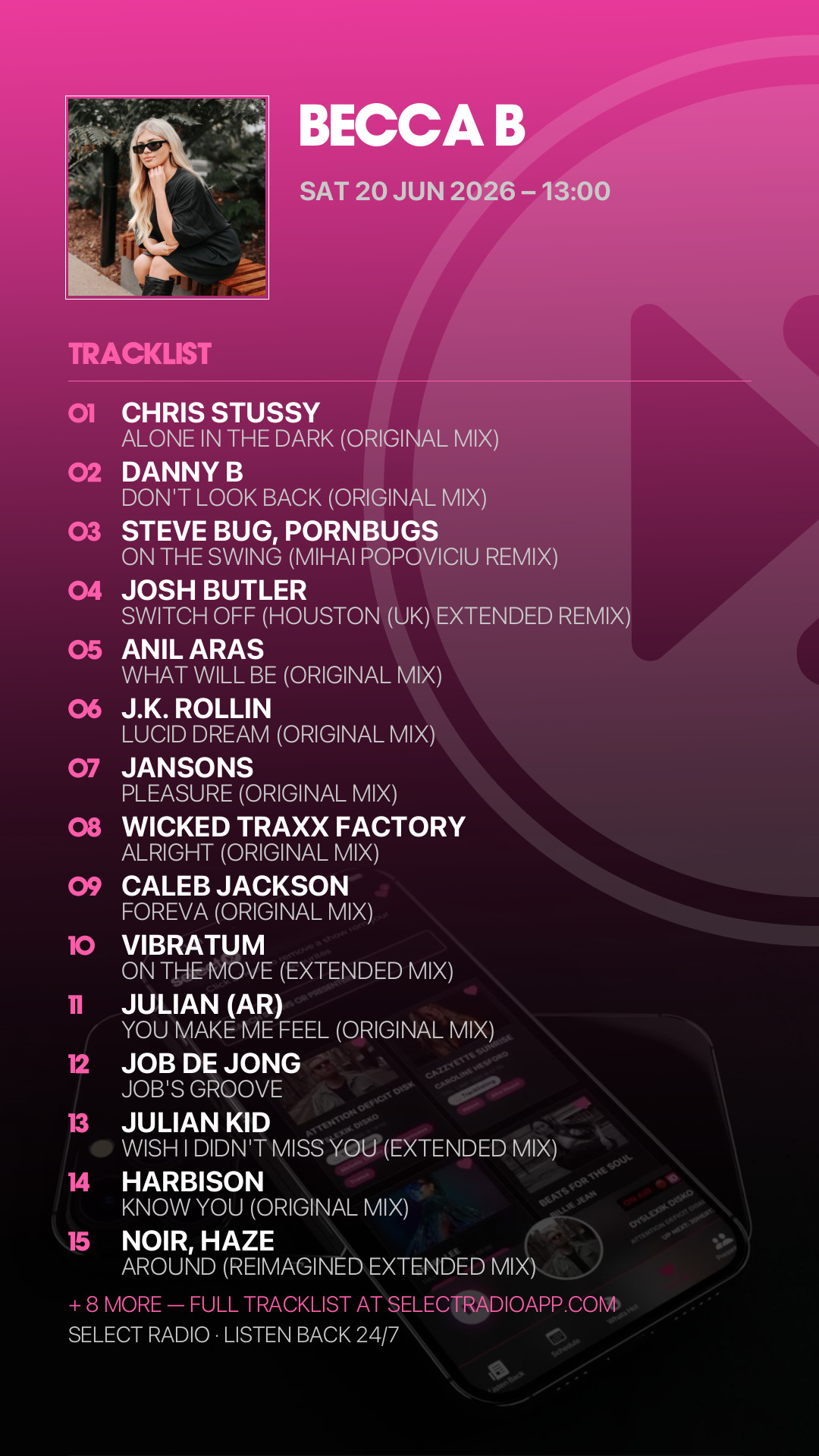 Tracklist Story Preview