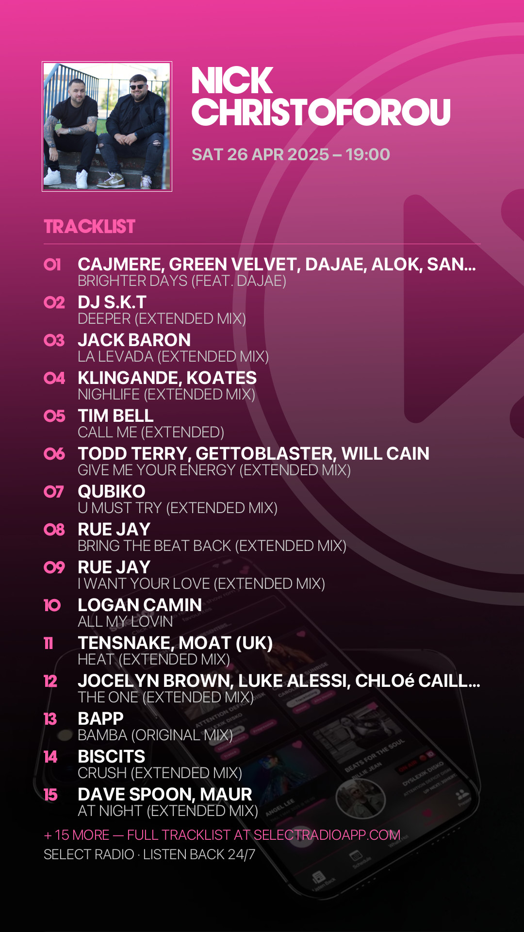 Tracklist Story Preview