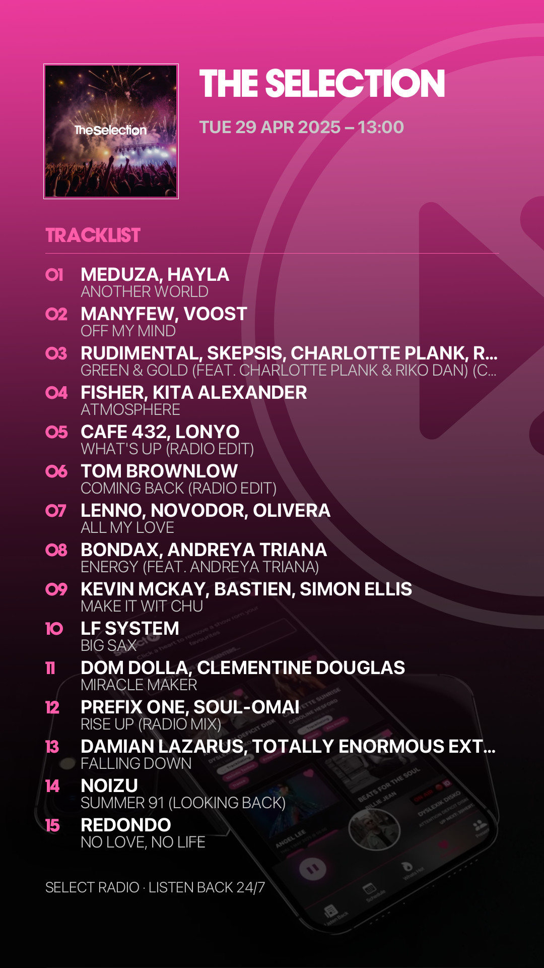 Tracklist Story Preview