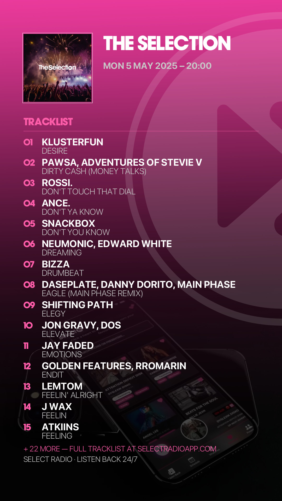 Tracklist Story Preview