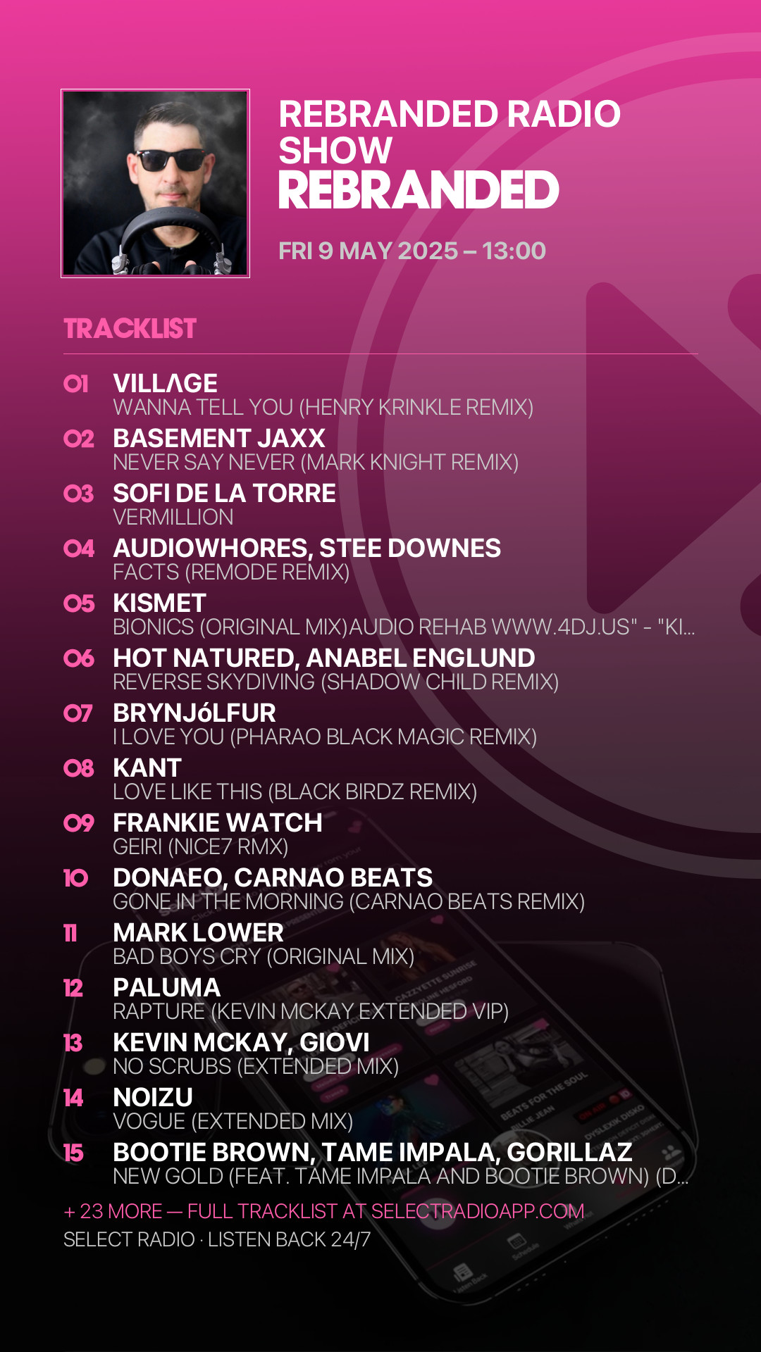 Tracklist Story Preview