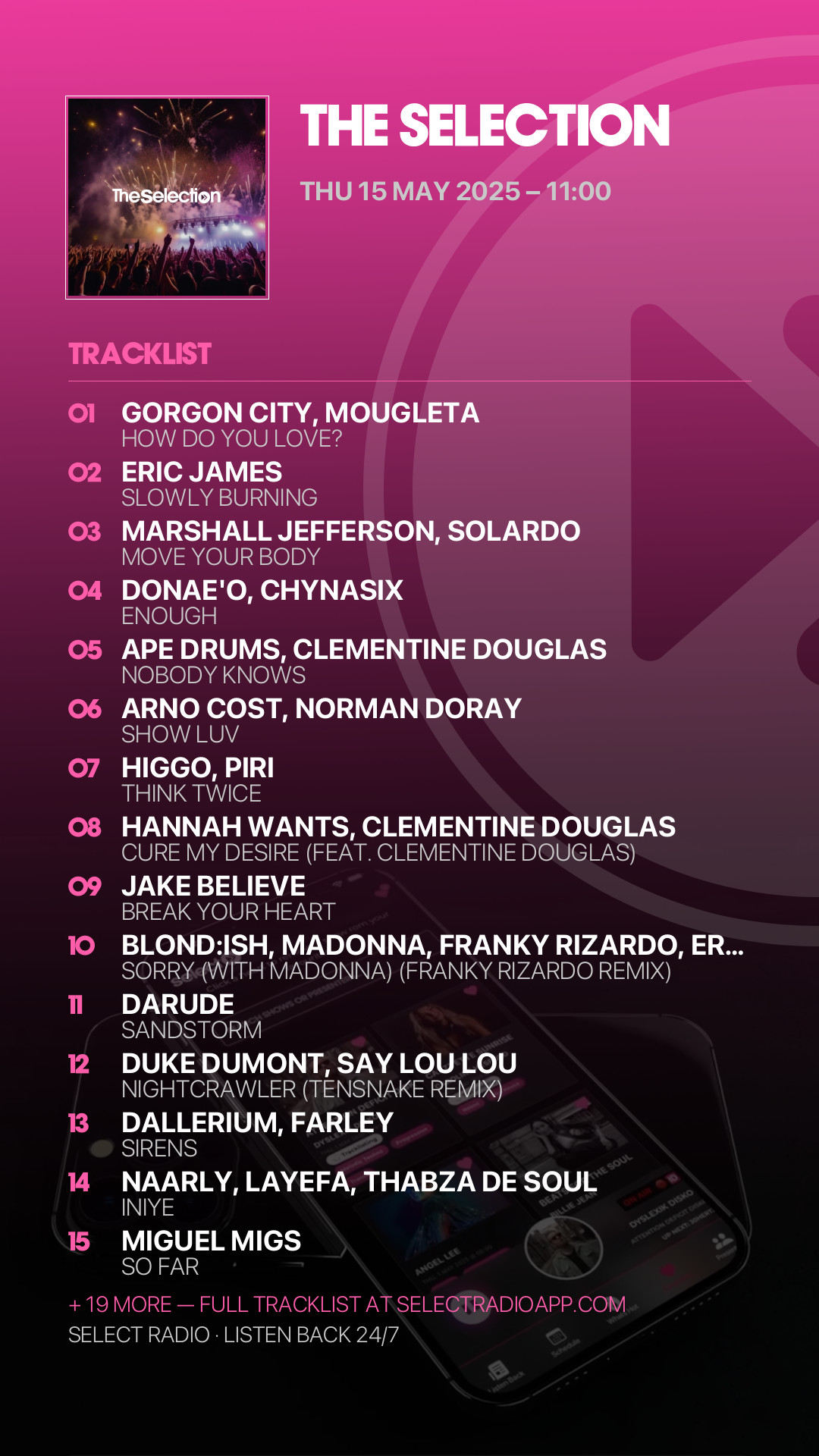 Tracklist Story Preview