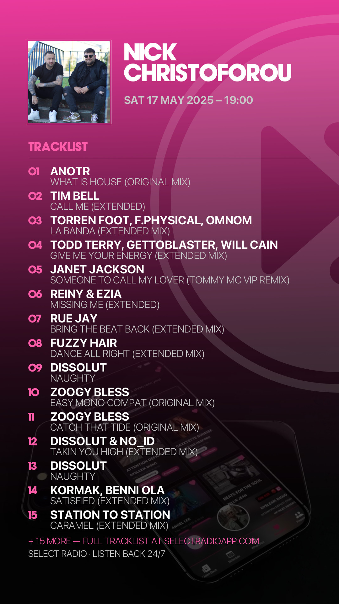 Tracklist Story Preview
