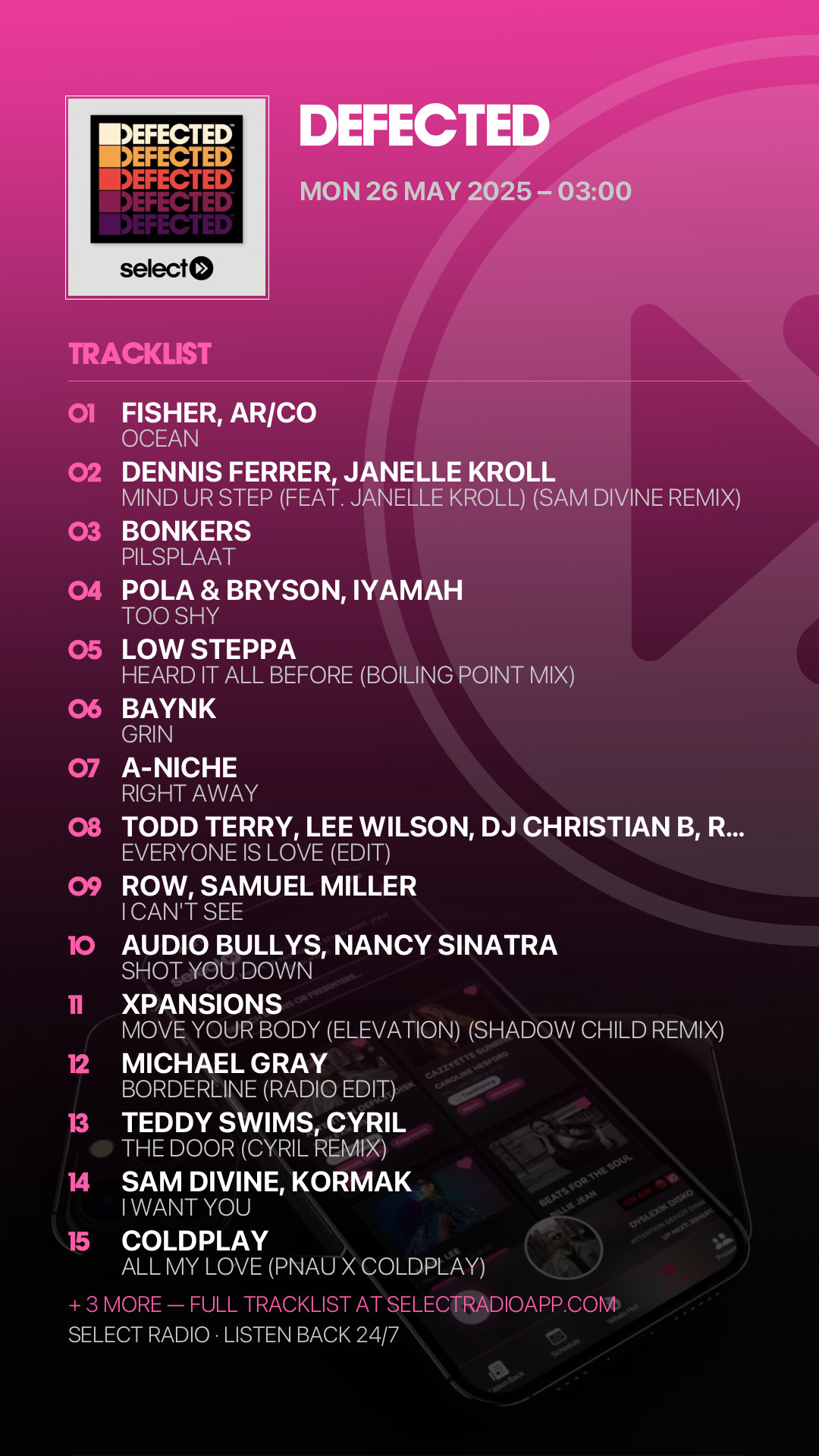 Tracklist Story Preview